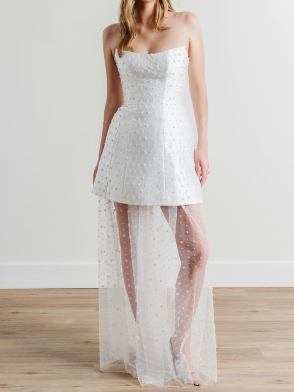 By Watters Gabriel mini wedding/bridal dress (courthouse, rehearsal dinner)